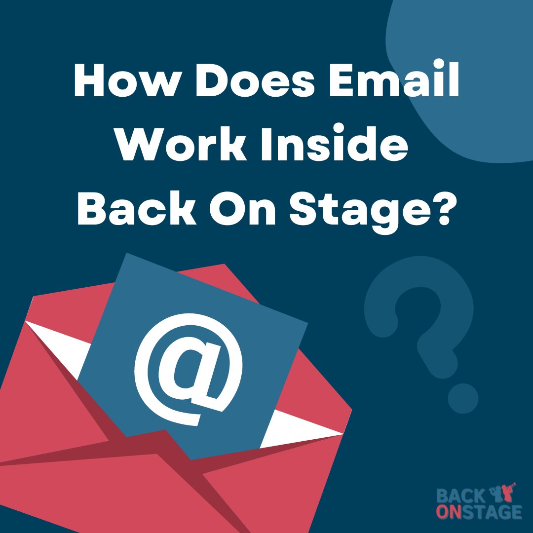 Say goodbye to the hassle of setting up #email services! Back On Stage's unique email system takes care of it all. Learn more on our help article: backonstageapp.tawk.help/article/how-do…

#BackOnStage #EmailMadeEasy #BandManagement #BandApp