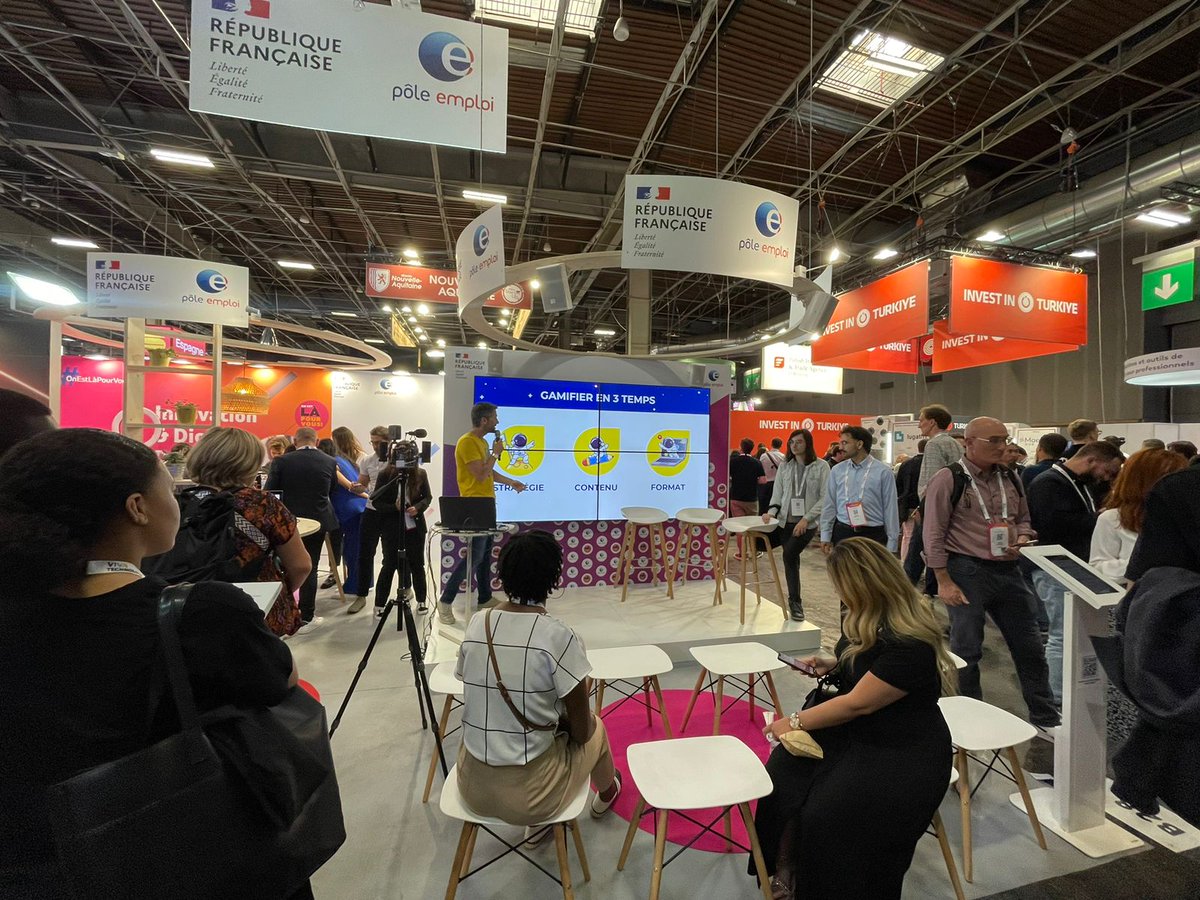 [Les Talk #AvecPôleEmploi 🗣️]  Présentation de BUGA, la solution 100% française pour gamifier l’expérience entreprise et de piloter ses formations, ses événements et ses équipes autrement grâce à la puissance du jeu 🕹️

+ d'infos ➡️ buga.fr #VivaTech #VivaTech2023