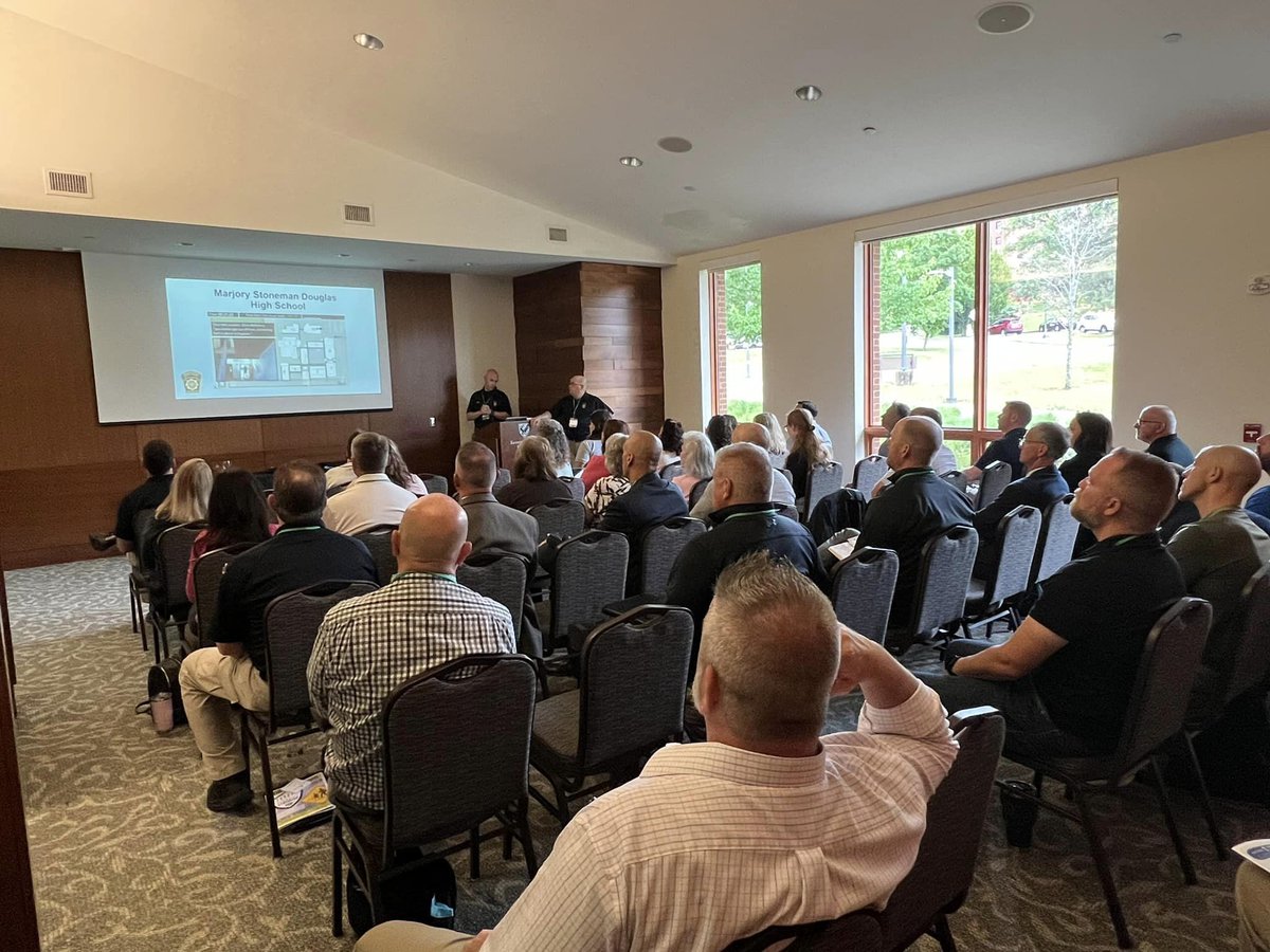 WIU07's tweet image. Hosting the 3rd Annual School Safety &amp;amp; Security Symposium at the Fred Rogers Room at Saint Vincent with local first responders and educational leaders! #WIU4Safety