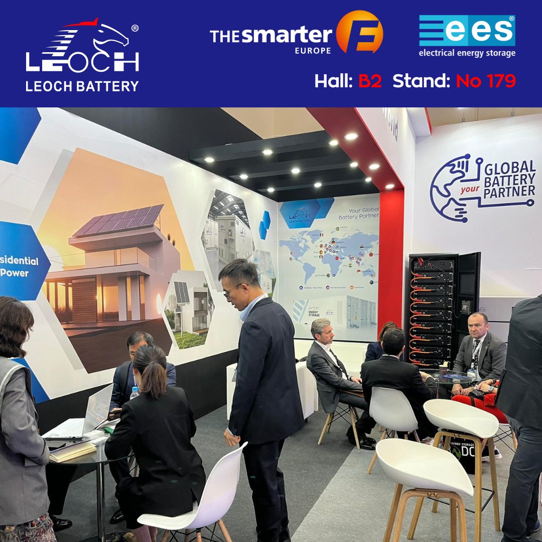 Exciting 1st Day at The Smarter E Expo!
We are thrilled to share our experience of attending insightful sessions gaining valuable insights into the latest trends shaping the future of the energy sector. 
#LeochBattery #TheSmarterEEurope2023 #eesEurope #energystorage