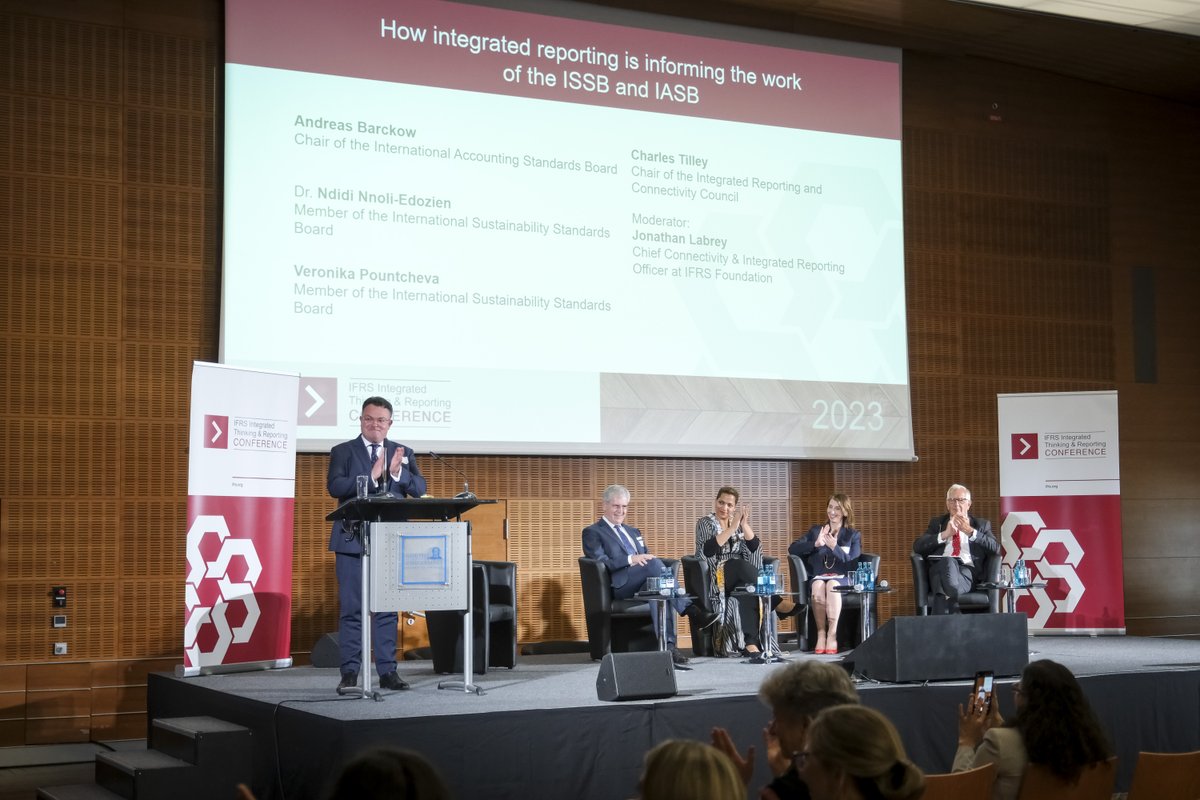Thank you to everyone who joined us this week in-person at Goethe University in Frankfurt and online for the IFRS Integrated Thinking & Reporting Conference 2023! You can watch recordings of the conference here: ifrs.org/news-and-event… #ITIRConference23
