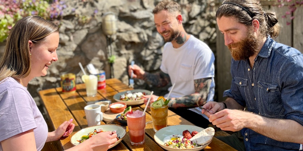 You, me and BTP. Boston Summer Time commences tomorrow. Salads, slushies and sunshine await . . . #newmenu #bst #salads #hashbrowns #dips #cocktails #slushies #btpcafes