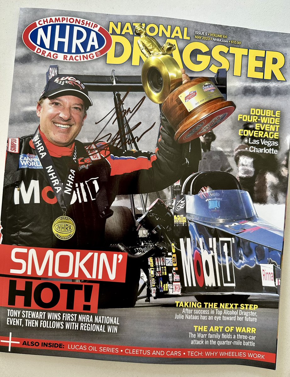 Tony Stewart Racing Nitro (@tsrnitro) on Twitter photo 🚨 Giveaway 🚨
Follow <a href="/TSRnitro/">Tony Stewart Racing Nitro</a> & retweet this post for your chance to win this signed <a href="/TonyStewart/">Tony Stewart</a> National Dragster magazine!
Winner selected Thursday, June 15 at 10am ET. Open to US residents only.
<a href="/NHRA/">NHRA</a> | <a href="/NHRADragster/">National Dragster</a> | #NHRA 🚨 Giveaway 🚨
Follow <a href="/TSRnitro/">Tony Stewart Racing Nitro</a> & retweet this post for your chance to win this signed <a href="/TonyStewart/">Tony Stewart</a> National Dragster magazine!
Winner selected Thursday, June 15 at 10am ET. Open to US residents only.
<a href="/NHRA/">NHRA</a> | <a href="/NHRADragster/">National Dragster</a> | #NHRA