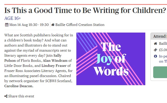 The @edbookfest programme is out there and two of our fab #picturebooks are featuring.@crossleyaileen with #HennyIsStuck and @akwindram with #OneButtonBennyAndTheDinosaurDilemma .Alan is also taking part in an event with Lindsey  @FraserRossLA  and Sally @FlorisBooks Come along!