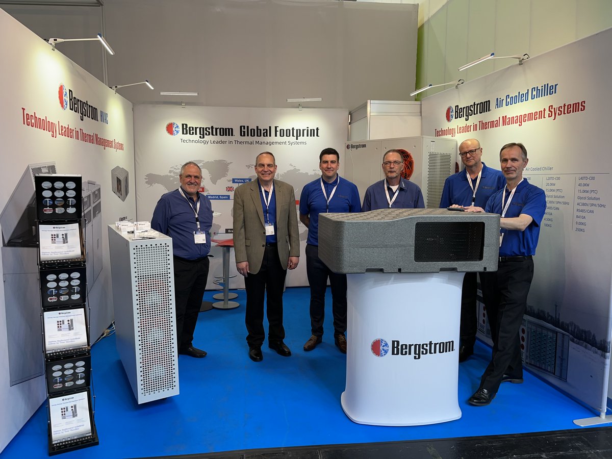 The smarter E Europe in Munich is open! Our global team are excited to show you our energy storage thermal management solutions. Visit Bergstrom at Booth C2.639, to get all your questions answered. Let's explore the possibilities together! #thesmarterE #smarterEEurope #eesEurope