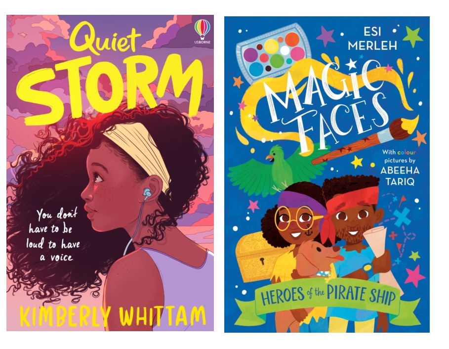 It's #buyastrangerabook day.

@elnorry_writer has bought two copies each of Quiet Storm by Kimberly Whittam & Magic Faces by Esi Merleh & illus by Abeeha Tariq.

If you're a school & you'd like a copy of either, get in touch, because E.L. has bought them for me to give away!