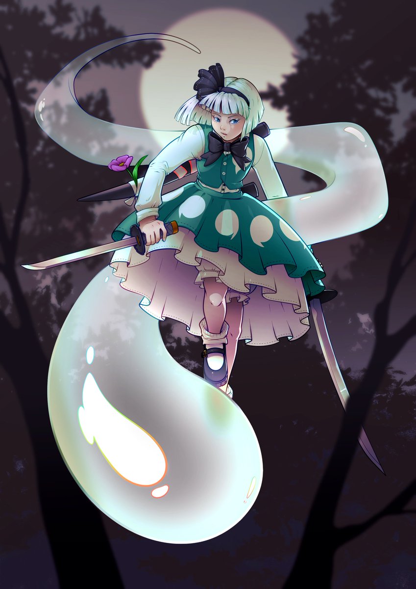CheepsterArt's tweet photo. Youmu for my pal :) https://t.co/IlyqUoXgFa