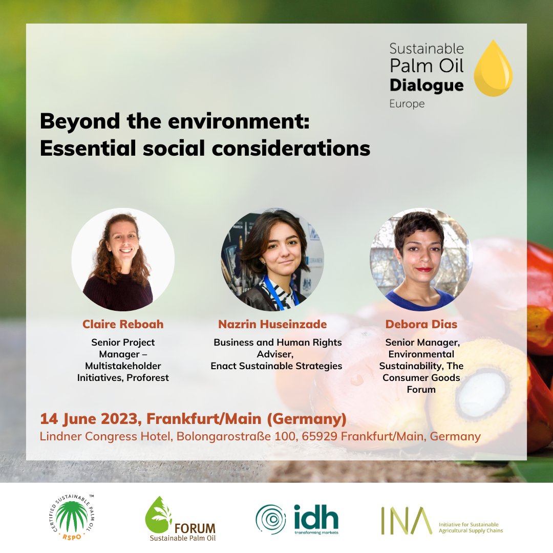 Roundtable on Sustainable Palm Oil tweet media