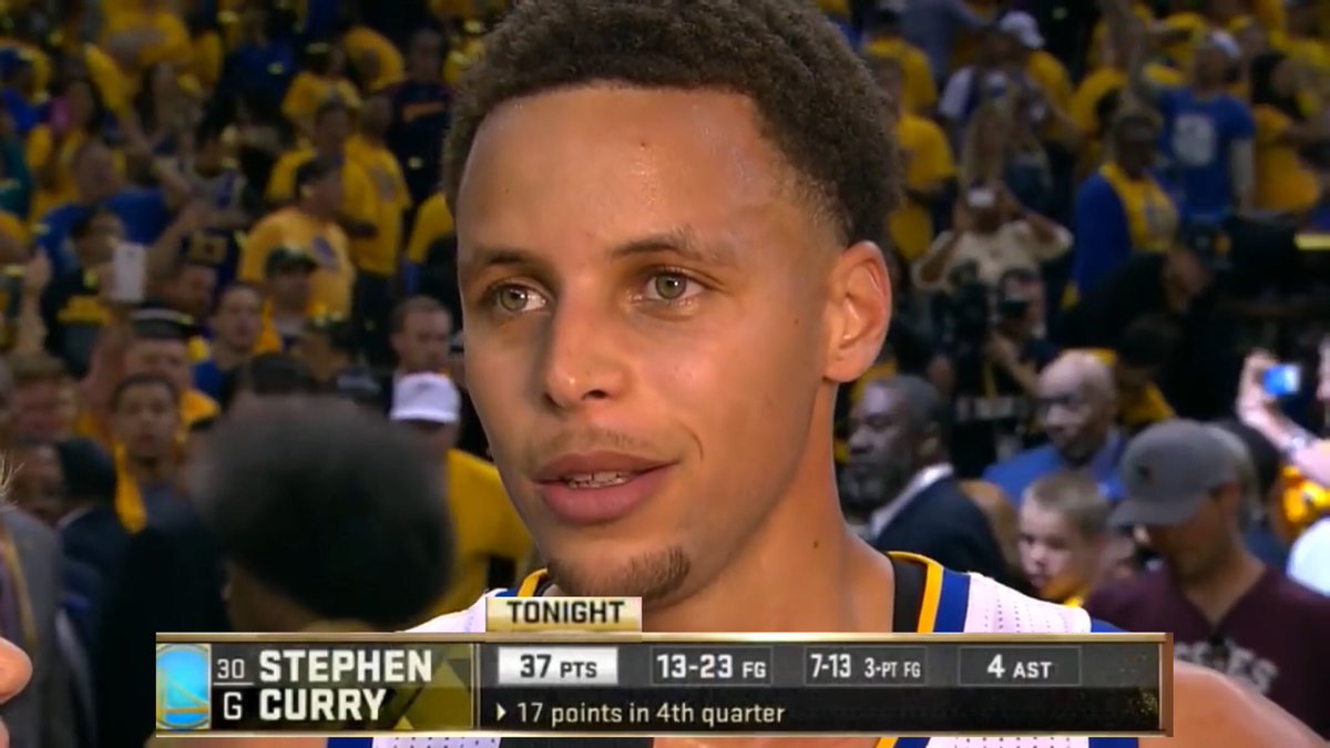 stephrevenge's tweet photo. Steph Curry in game 5 of the 2015 finals, 9 years ago today:

37 PTS (17 in the 4th)
7 REB
4 AST
2 STL
13-23 FG 
7-13 3P 
4-4 FT
74.7 TS%
 https://t.co/5MwQVeC8vh