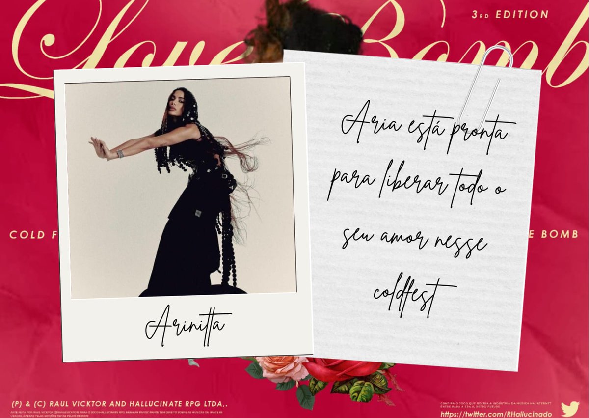 RHallucinado's tweet photo. Ária (@maaxnitter) está delirante para esse #ColdFest3Edition💘
Coldfest • 20 de Junho • Hallucinate RPG • 💝 https://t.co/ba8asNLqCn
