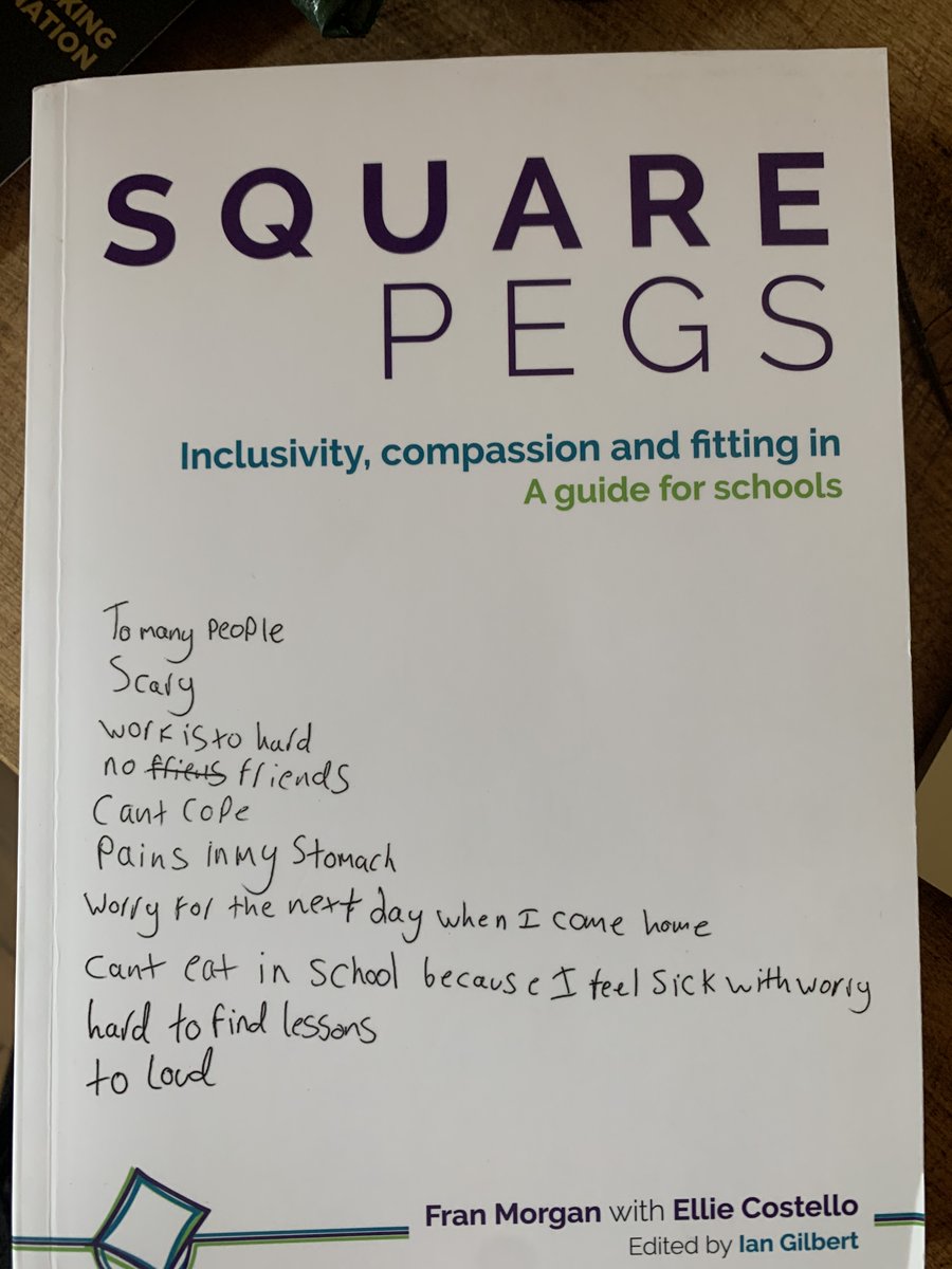 I wish everyone working in education could read this book. So much valuable advice from some of my favourites including @AdrianBethune and @_NatashaDevon I know I will be dipping in and out of it for years #squarepegs #mentalhealth #schools