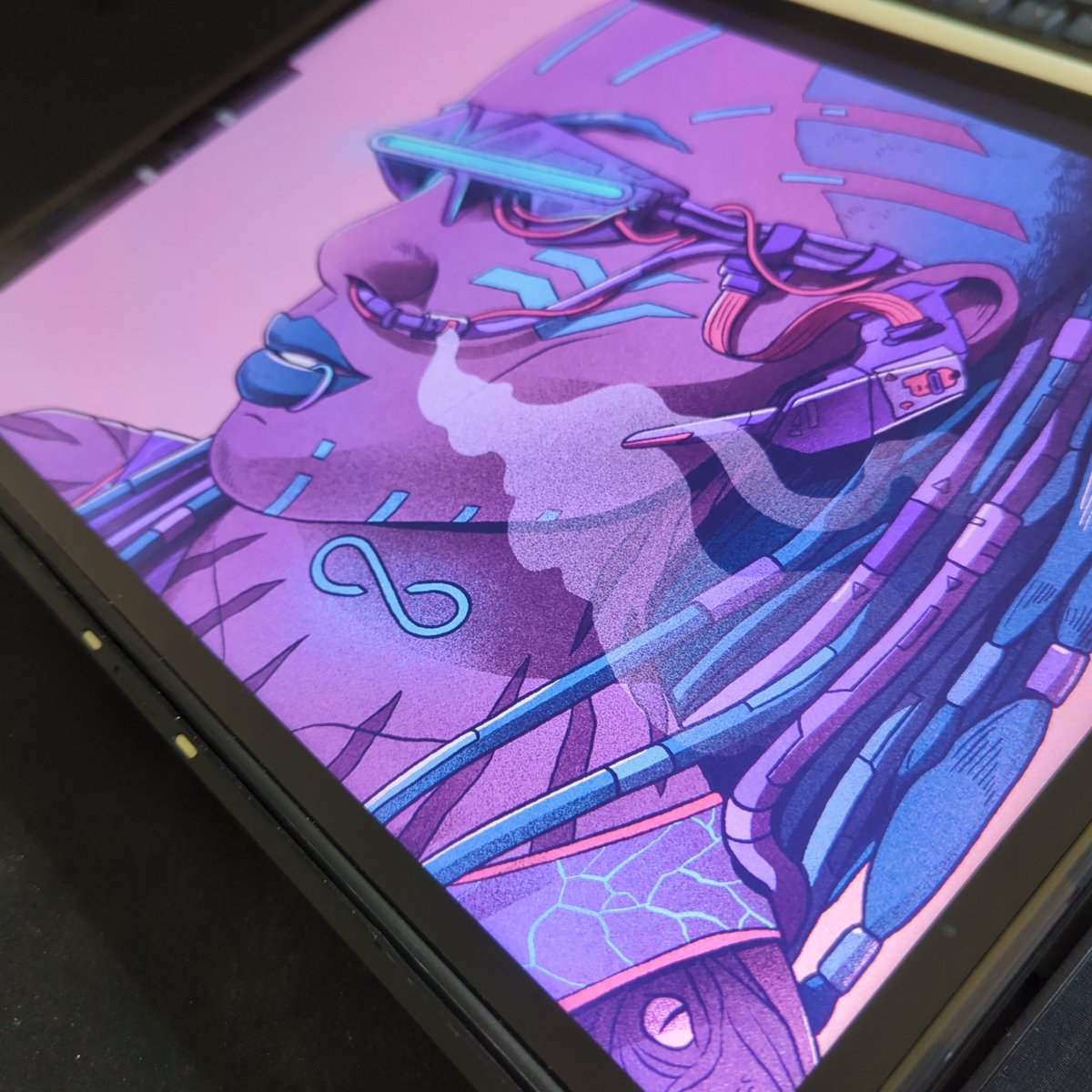 Exhaustion was real after NFC, but I'm back at strolling through our apartment with my purple pencil 😄

We're dropping this one on Exchange in 3h 🍄👀