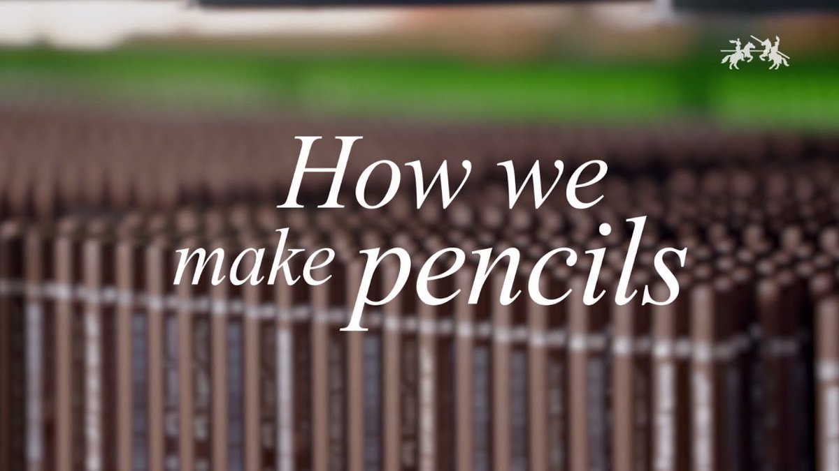 👀Following on with the pencil theme:  How we make pencils 
@FaberCastell 

#DesignTechnology #GCSEDT #dt #dandt #ALevelDT #productdesign #engineeringteacher #textiles

ow.ly/wqjG50OISH5