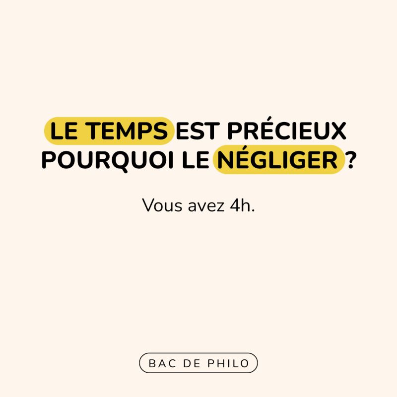 cards micro-learning (@cards_learning) on Twitter photo Aujourd'hui c'était  le #bacdephilo, et si la question nous était destinée ? 👀
Il est facile de laisser filer le temps sans y prêter attention. Pourtant, chaque instant est une occasion d'apprendre.
Et vous, qu'auriez-vous répondu ? 🎓
#Bac2023 Aujourd'hui c'était  le #bacdephilo, et si la question nous était destinée ? 👀
Il est facile de laisser filer le temps sans y prêter attention. Pourtant, chaque instant est une occasion d'apprendre.
Et vous, qu'auriez-vous répondu ? 🎓
#Bac2023