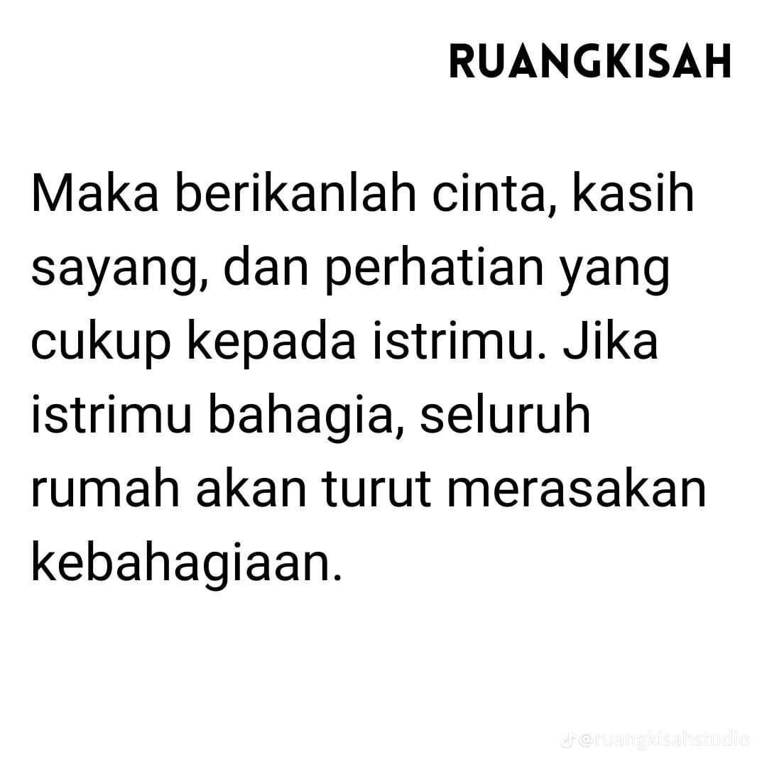 Nemu ini di toktik, relate banget. Gw yg emg cewe pekerja sekaligus IRT. Cuma gara gara kalimat dr laki gw "Umi, makasih ya udah sabar ngurus ade, rumah, dan Baba" seketika mood gw kerja bagus, ngajar happy, kerjaan rumah beres kerja juga tuntas, ngurus anak enjoy.