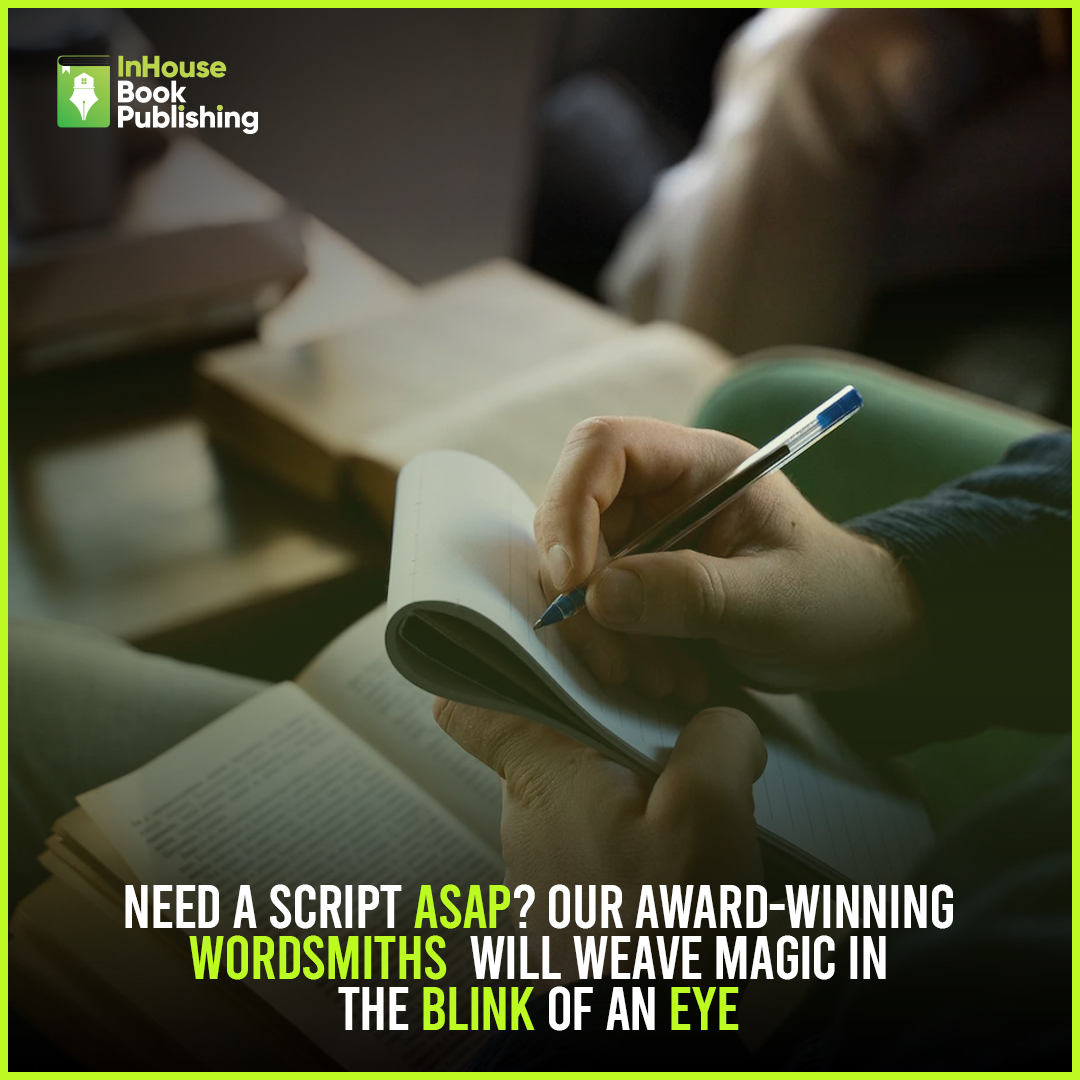 InhouseB's tweet photo. When time is ticking, and you're in dire need of a captivating script, fear not! At Inhouse Book Publishing, our team of exceptional and award-winning wordsmiths is here to work their magic with unparalleled speed and precision.
👇
https://t.co/mfguJ7VLCD
Call Now
(929) 552-2492 https://t.co/bjrWYJ39hL