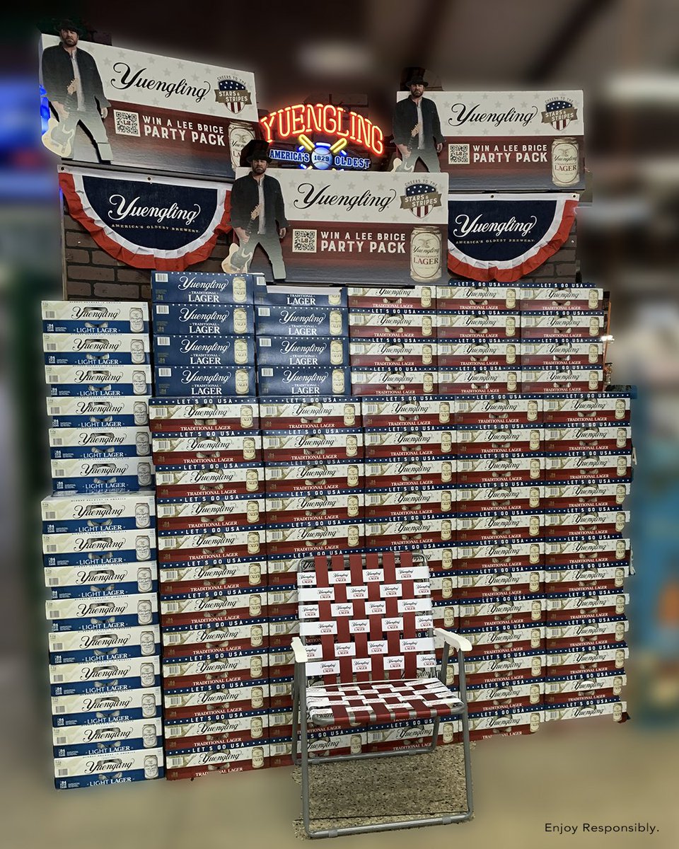 yuenglingbeer's tweet image. Waving the Stars &amp;amp; Stripes 🇺🇸 #FlagDay