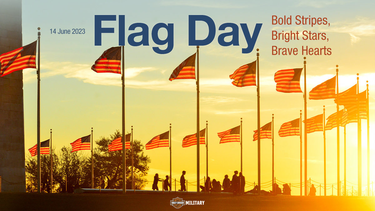 Today we honor the stars and stripes that represent freedom, unity and resilience. It reminds us of the sacrifices made by individuals to protect our liberty and democracy.

#flagday #militarylife #militarybike #militaryautosource