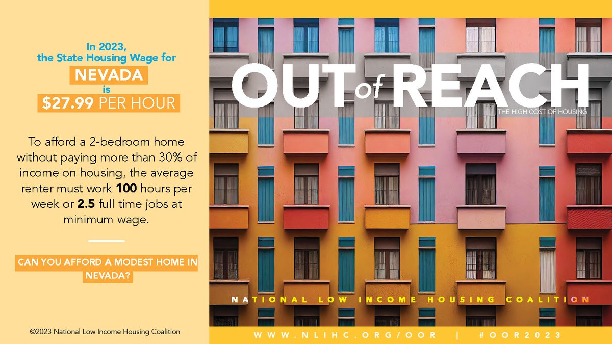Only a significant and long-term commitment to affordable housing programs will eliminate the gulf
between what the lowest-paid workers can afford and the high cost of rent. #OOR23 @NLIHC 
nlihc.org/oor