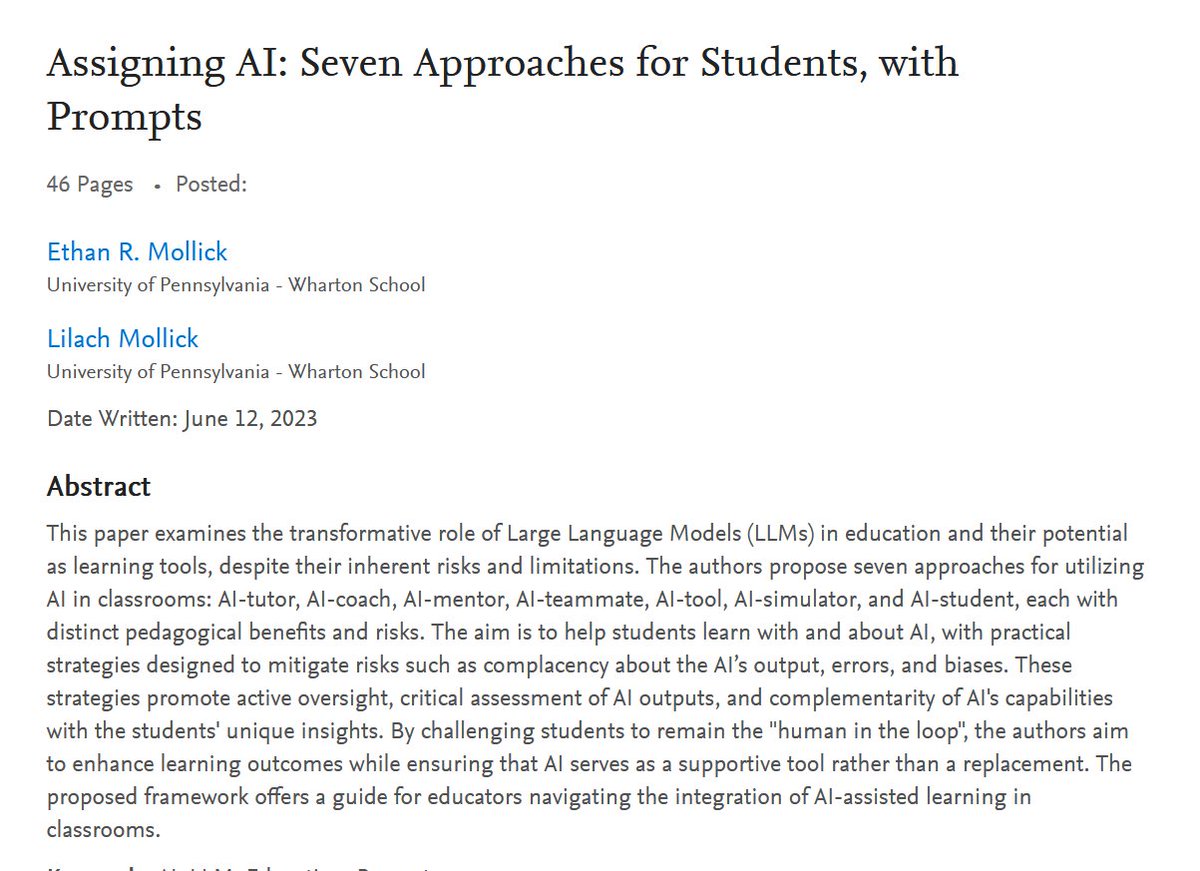 Ethan Mollick tweet media