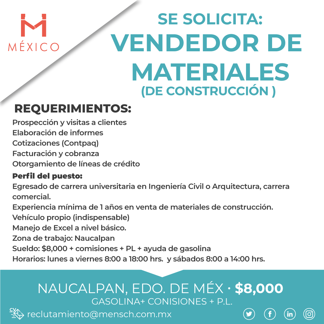 menschmx's tweet photo. Si te interesa una de nuestras vacantes Manda tu CV a: reclutamiento@mensch.com.mx | https://t.co/nwLqQHllWC
También en nuestros grupos de:
Telegram https://t.co/vdk2Nr5ll9
WhatsApp https://t.co/LWQvLVUKLm
#VacantesDisponibles #empleo #vacantes #Jobs #Vacantes https://t.co/wxaCkVxhUl