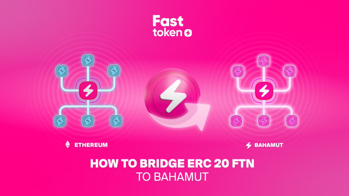 fastex's tweet photo. All our #FTN holders can now bridge their #ERC20 FTN tokens to #Bahamut (#FastexChain) effortlessly with this comprehensive tutorial. 👇
✅ Securely migrate your tokens from the #Ethereum #blockchain to Bahamut & enjoy reduced fees.
🌐 https://t.co/x3GWd5Hdqj https://t.co/bNEEwLA3Yy