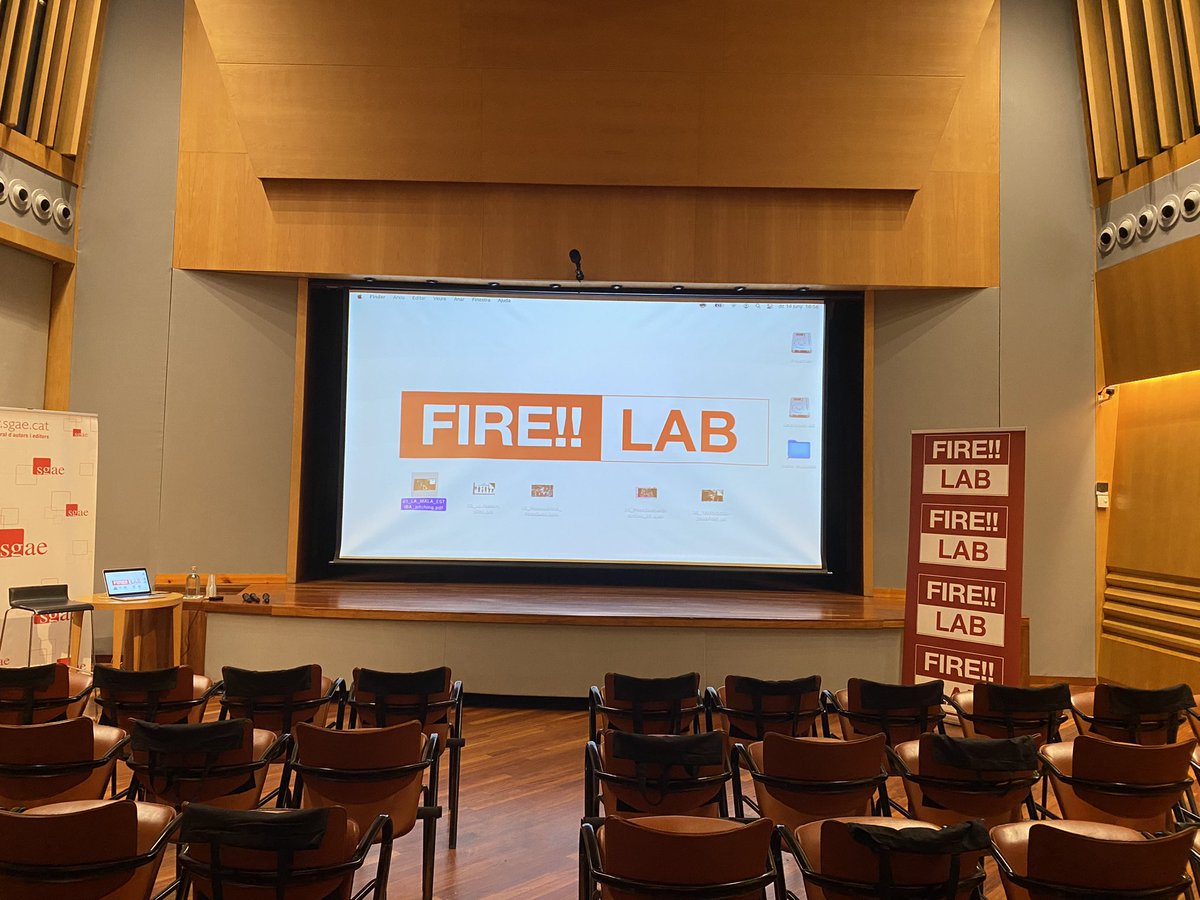 mostraFire's tweet image. 🎙 Todo listo para el pitch de esta tarde en la @sgae_cat 

¡Alerta con les ganadores!

#FireLab #MostraFire