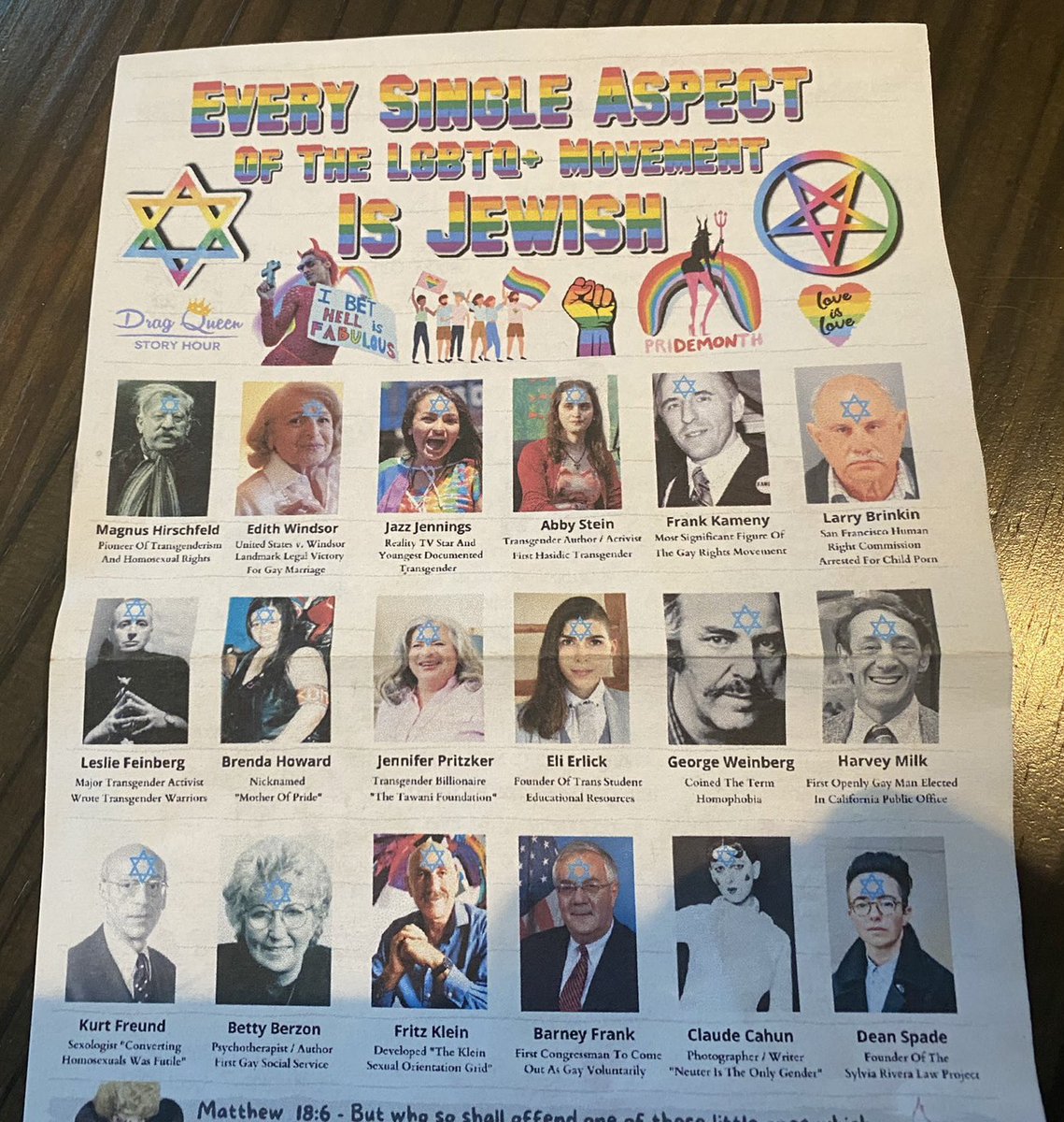 nataliemoser's tweet image. There are reports this morning that these anti-Semitic and anti-LGBTQ+ fliers were dropped off in HB neighbors’ yards near Edison High School overnight.
If you received one please report to HBPD as soon as possible and report it to OC Human Relations as a hate incident/crime.