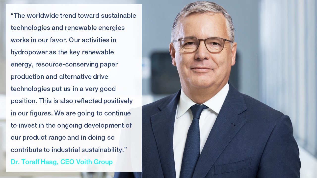 Voith Press Office on Twitter "📢 Our CEO Toralf Haag on the results