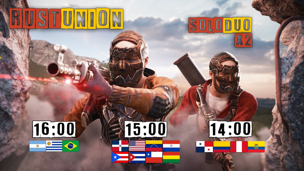 RustUnion's tweet photo. RUST UNION OPEN SERVER SOLO/DUOUS 15/06 VANILLA X2 sin alianzas sin toxicidad MODDED "RUSTUNION SOLO/DUO vanilla x2" o conectándote vía F1 y pega lo siguiente: client.connect 50.20.200.171:26910 #Rust #Rustlatam #Rustesp #Bellum https://t.co/M1wnR35ynb