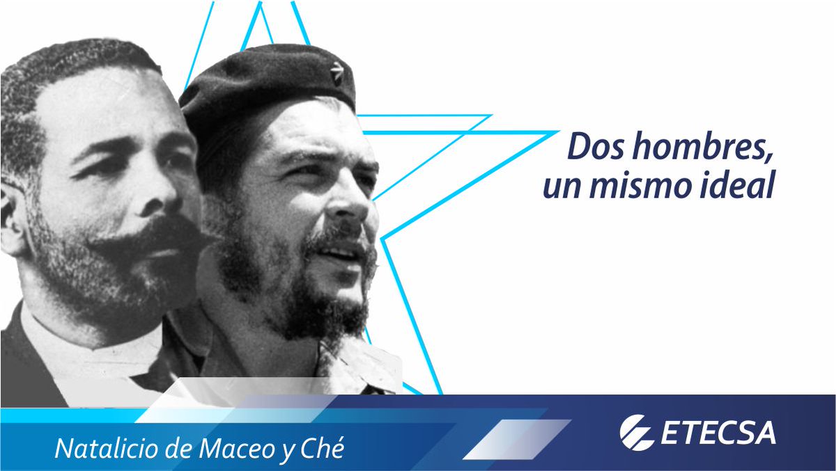 #DosTitanesUnaPatria 
#MaceoYCheViven