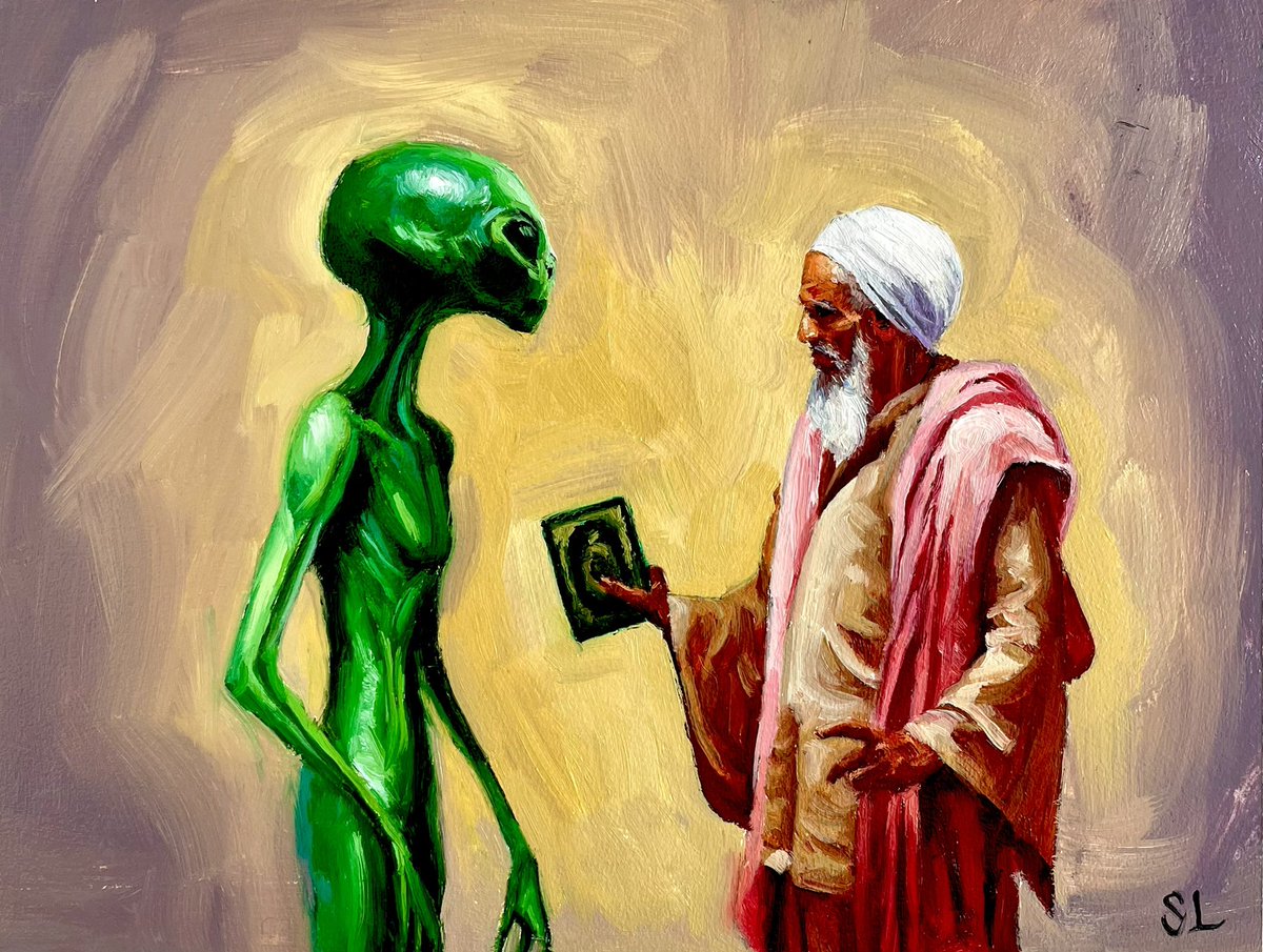 Alterity, oil on wood