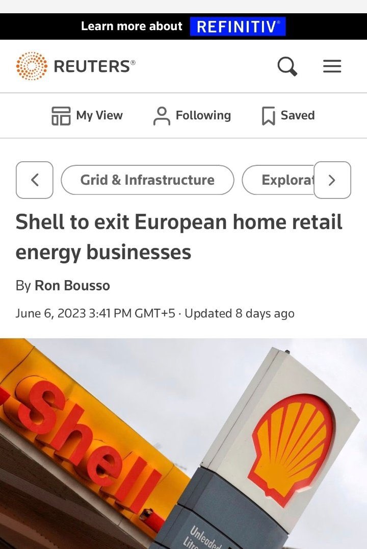 ranatalhawaheed's tweet photo. Shell closing its Business about All over the World !! Not only in Pakistan 🇵🇰.
#ShellPetroleum https://t.co/xBQMvKtpso