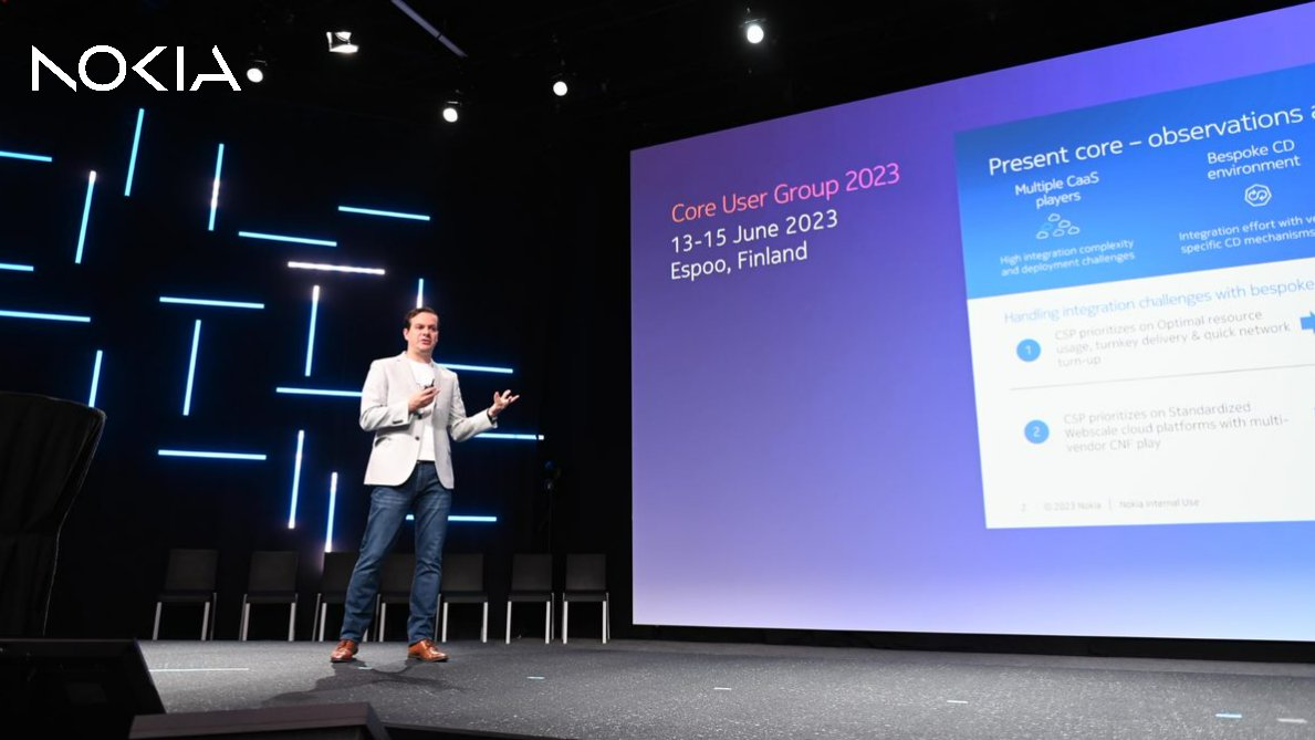 nokianetworks's tweet photo. Whatโs the go-to-market for #5G Core? Thatโs todayโs topic at #NokiaCore User Group!
Talks cover customer activities, #CoreSaaS, management and orchestration. We'll also explore 11 breakout topics like automation, packet core, IMS Voice, OSS and more.
https://t.co/UU5PlkJhH0 https://t.co/0uCSuPAVOQ