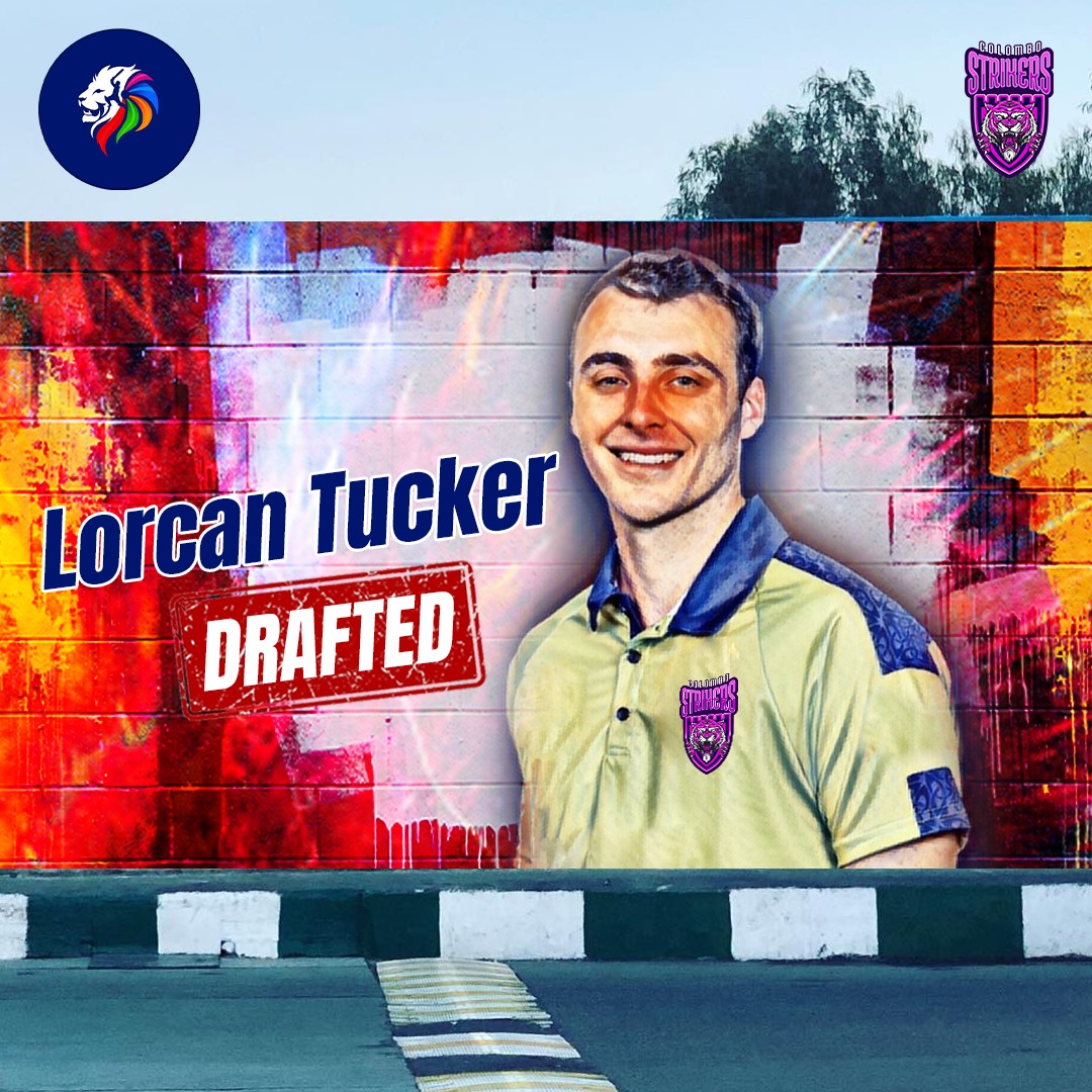 The Irish craftsman Lorcan Tucker is now a member of the House of Tigers 💪

#TheBasnahiraBoys #StrikeToConquer #LPL2023 #LorcanTucker #ColomboStrikers
#BabarAzam #MatheeshaPathirana #ChamikaKarunaratne #NaseemShah