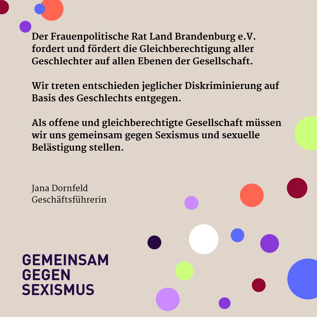 FPR_Brandenburg's tweet photo. ❗️Wir setzen uns klar gegen jegliche Formen von Gewalt ein.
❗️Häufig tritt Geschlecht gemeinsam mit weiteren Diskriminierungsformen auf. Wir treten Diskriminierungen jeglicher Form entschieden entgegen.
❗️ Wir fordern die konsequente Umsetzung der Istanbul-Konvention. https://t.co/h496VOkxIq