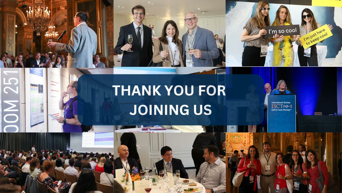 ISCT (@isctglobal) on Twitter photo 📢 ISCT wants your feedback on ISCT 2023 Paris 📢
Feedback on our roundtables, translational pathway program, and overall experience will enable us to plan for a bigger and even better ISCT 2024 Vancouver.
#ISCT2023 📢 ISCT wants your feedback on ISCT 2023 Paris 📢
Feedback on our roundtables, translational pathway program, and overall experience will enable us to plan for a bigger and even better ISCT 2024 Vancouver.
#ISCT2023
