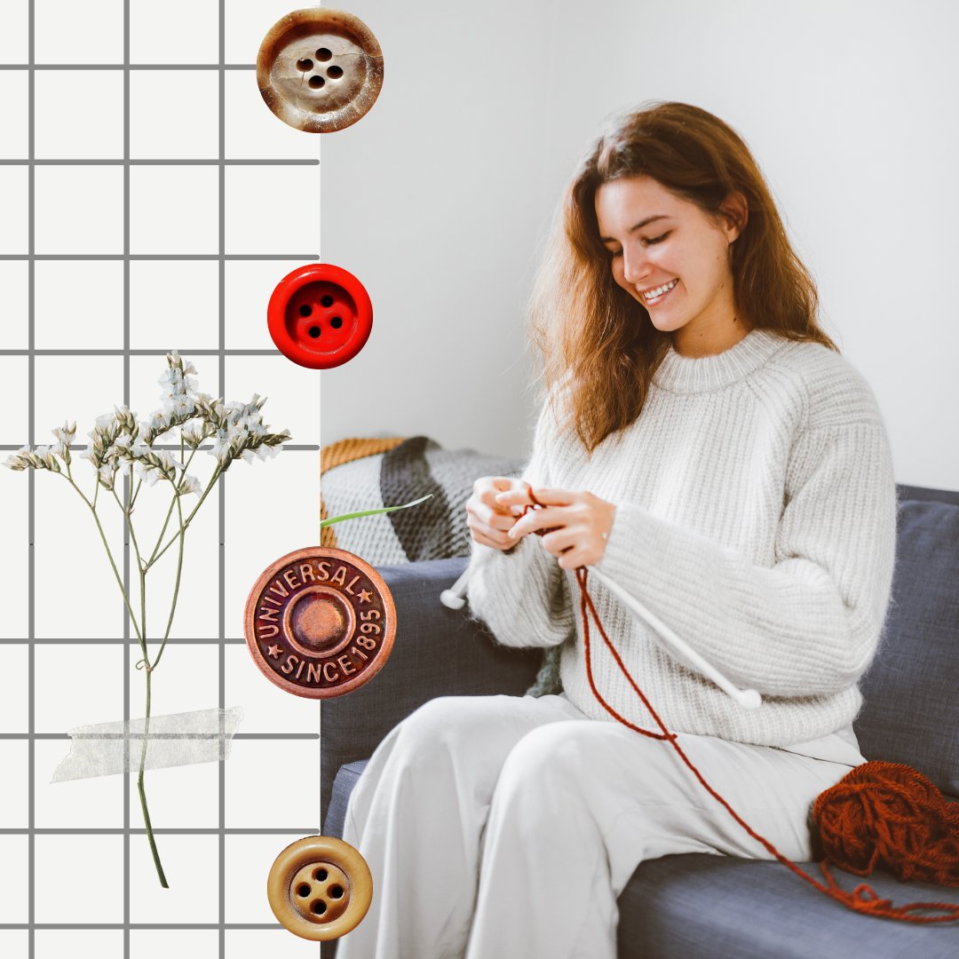 ArtisanthropyCA's tweet image. Did you know knitting can help reduce anxiety and stress? Who else finds knitting to be their go-to calming activity? Share your stories with #KnittingTherapy #Artisanthropy 😊✨🧶