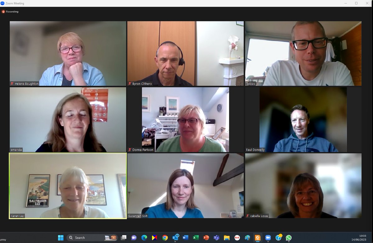 Brilliant education sub committee meeting this morning  talking about progress of our #skillexchange events -10 in the pipeline now.  Want to see what the buzz is about? see the link here bit.ly/466HpIM <a href="/PhysioFirstC/">Physio First</a>
