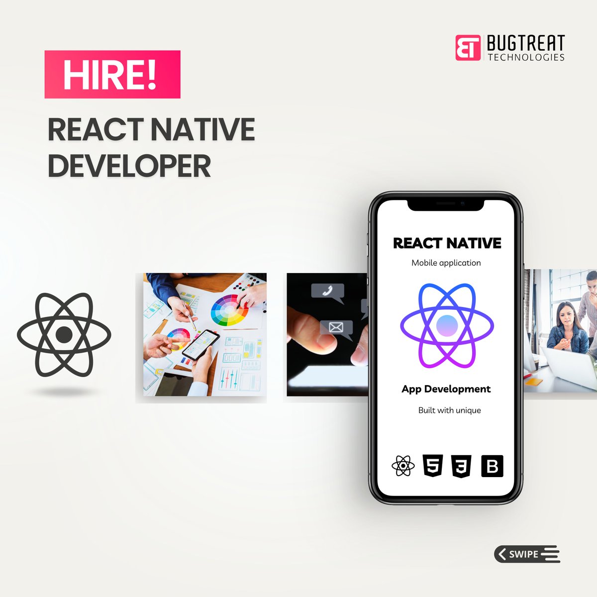 bugtreat's tweet image. Hire! a React Native developer from our team, and build your desired mobile application. We make your ideas into reality.
To know more, visit: bugtreat.com/blog/unveil-th…
#ReactNativeDevelopment #hiredevelopers #frontenddevelopers