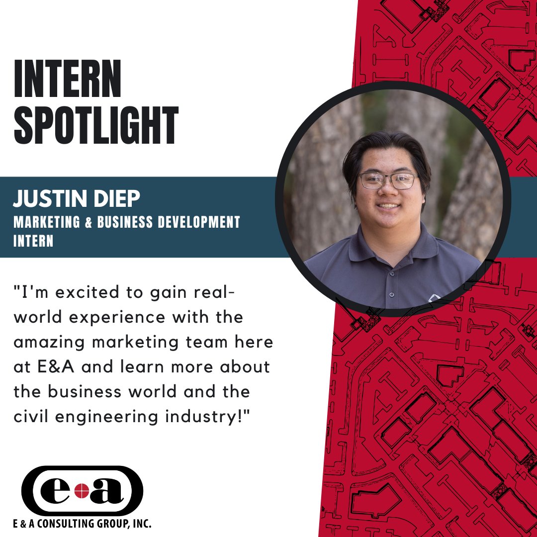 EACG1966's tweet photo. Meet E&A intern Justin Diep. We appreciate your contributions to our marketing team!
#engineeringanswers #internship #marketing #careergrowth #eandaculture https://t.co/lsZs575F6v