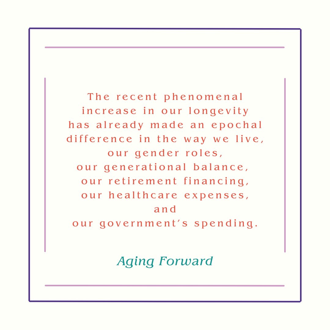 Join us daily as we reveal quotes like this one from our new book 'Aging Forward' #agingwell #agingdefined #agingwithgrace #newbookalert #newbooktoread