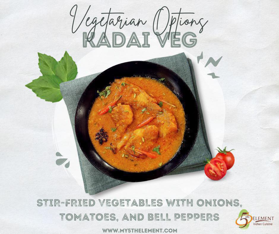 Join us for one of our many vegetarian options this week! 

#my5thelementpc #my5thelement #indianfood #indianfoodie #vegetarian #eatlocal #palmcoast #flaglercounty #daytonabeach #volusiacounty #followforfollowback #followｍe