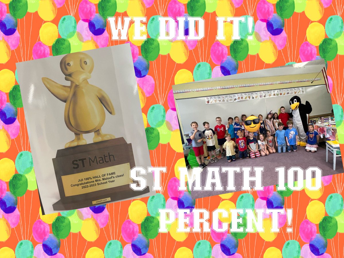 Woohoo!  @STMath our class made it to 💯!! 🐧☀️🥰🤩 #LittleSchoolBigHeart @SixTenPrincipal