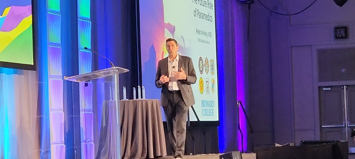 hp_ems's tweet photo. Keynote this morning at #ZollSummit is @HandtevyMD ! Sorry to snag him from #EaglesGather23 https://t.co/i13RUhAERq