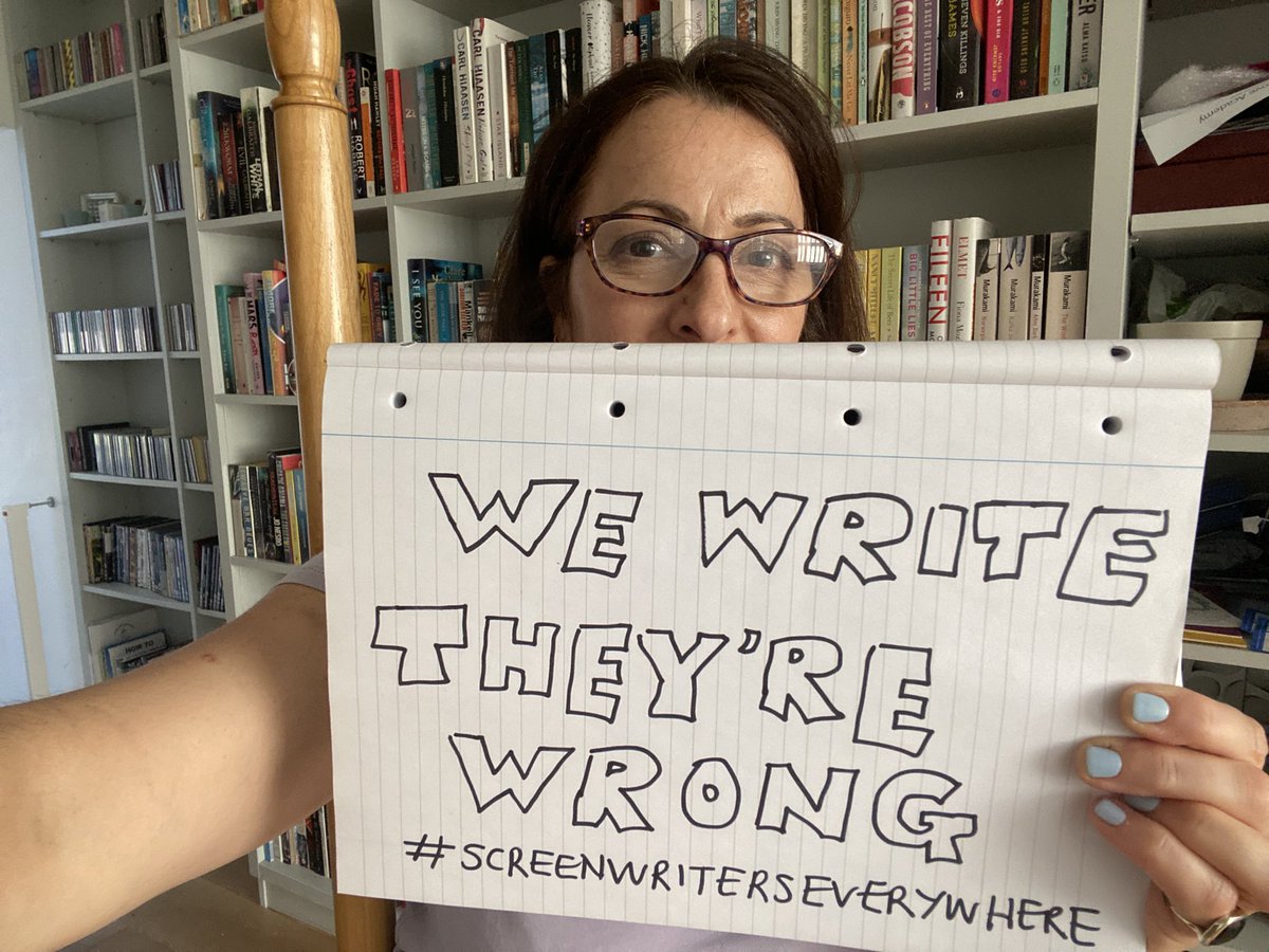 Today and every day I stand with #ScreenwritersEverywhere in support of #WGAStrike @WGAWest @WGAEast @TheWritersGuild