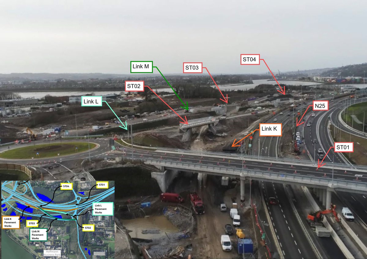 LIBA_Cork's tweet photo. The #dunkettle interchange is seeing incredible progress and is running on schedule for new openings in the coming weeks https://t.co/Zii2qq0wwE