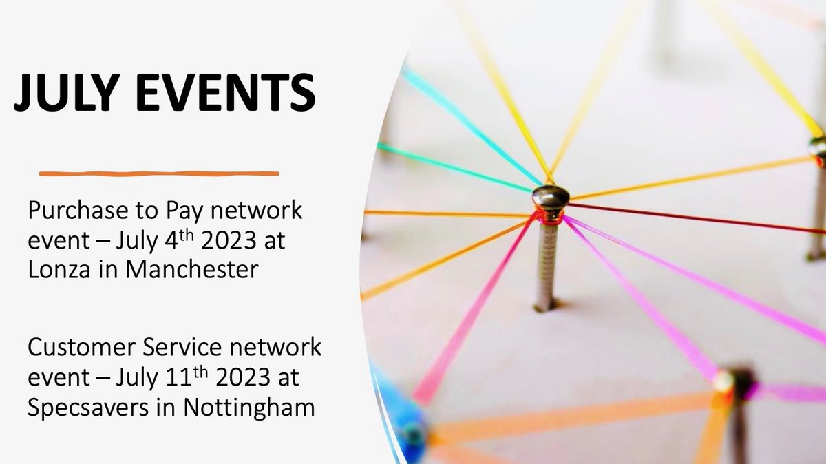 Here's what is coming up at SSF UK this July!!!
#julyevents #savethedates #networkevents #inpersonevents #networking #purchasetopay #customerservice #sharedservices #ssforumuk