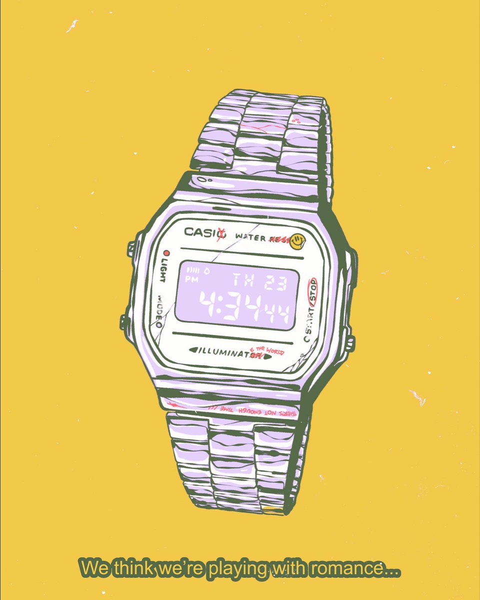 Be sure to make the best of it.
—
#casiowatch #casio #illuminator #procreate #illustration #microstories