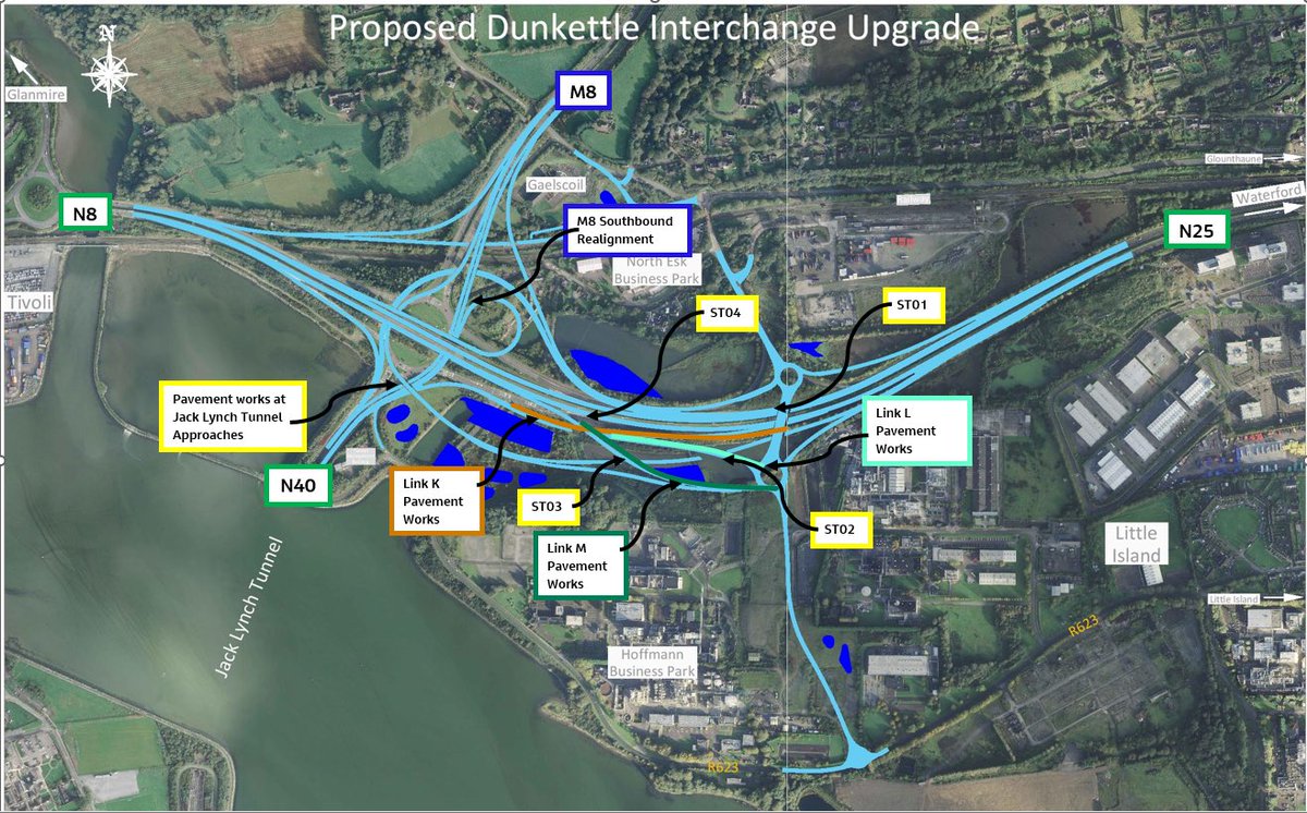 LIBA_Cork's tweet photo. Here we can see the proposed upgrade from an aerial view https://t.co/3a5tsrBnuY